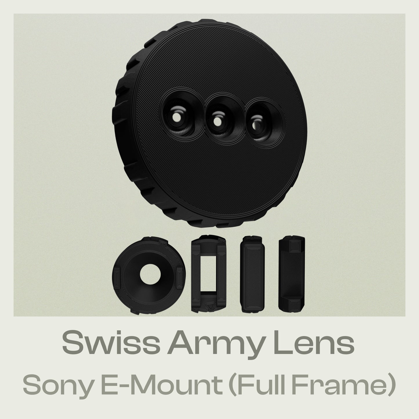 Swiss Army Lens for Sony E-Mount (full frame only)