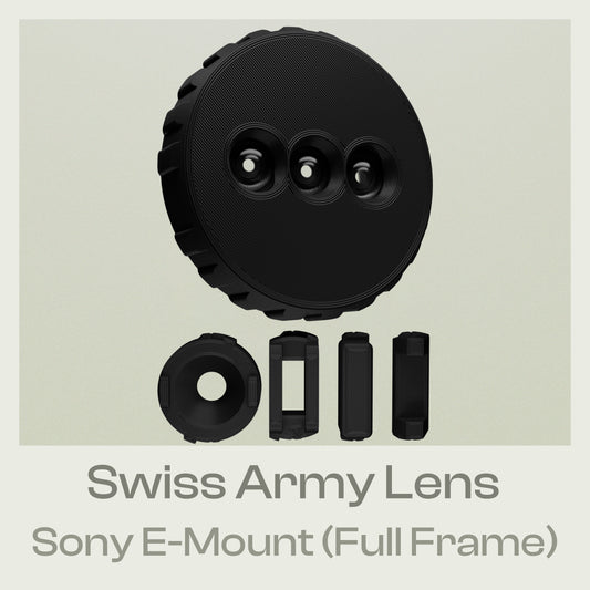 Swiss Army Lens for Sony E-Mount (full frame only)